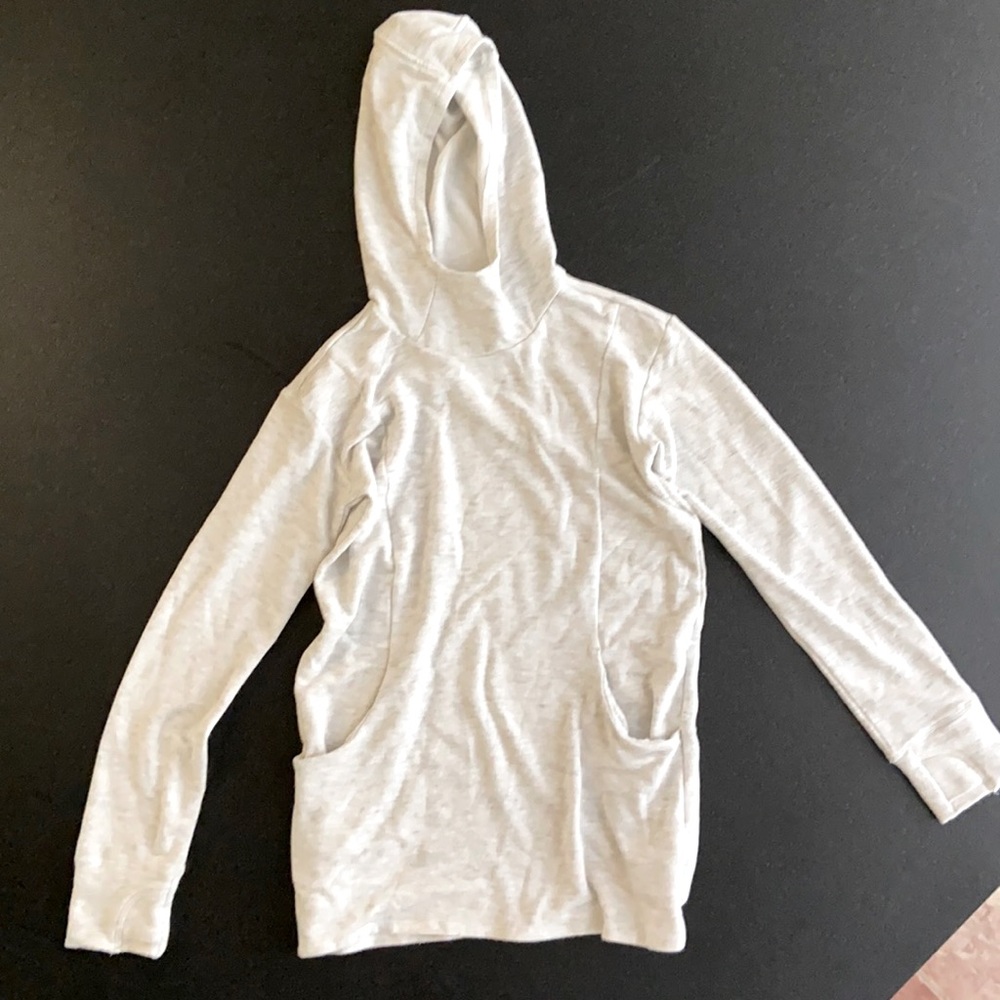athleta girl grey sweatshirt